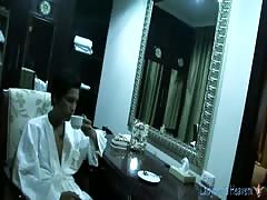 Soapy Thai ladyboy massage
