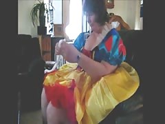 My friend the Australian Test costume Snow White