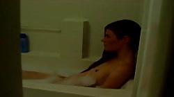 Secretly Watching Tiny Tit Anne In Bubblebath