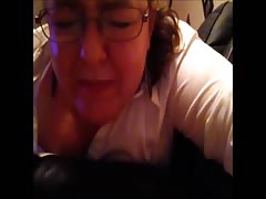 Fat whore takes cock up the ass