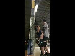 Couple Fuck in a Roller Derby